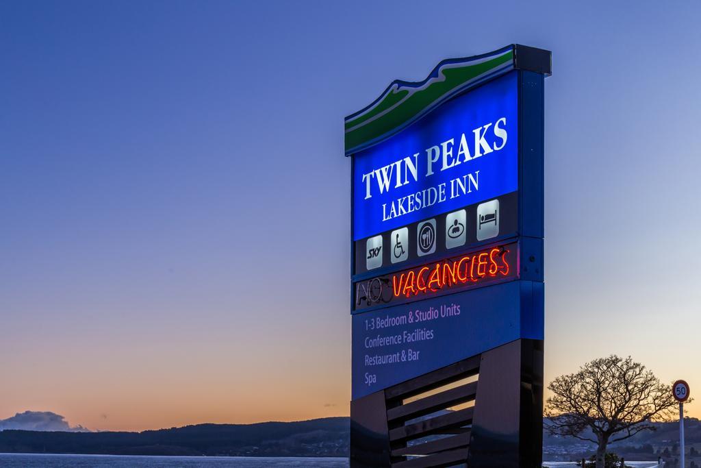 Twin Peaks Lakeside Inn Lago Lago Taupo Exterior foto